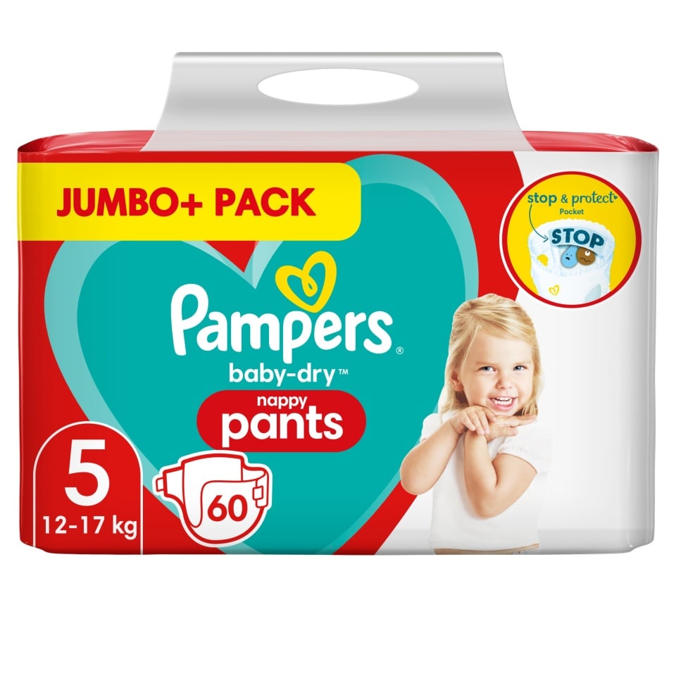 tesco pampers pants 5