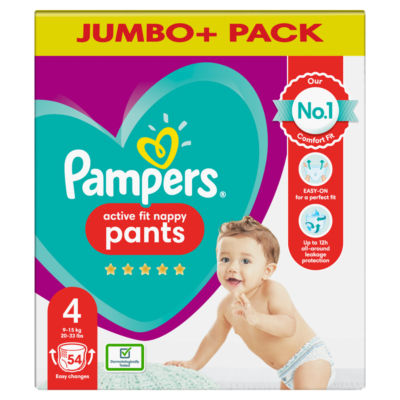 pampers active fit size 4 asda