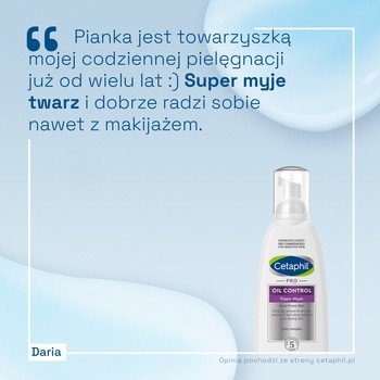 doz cetaphil pianka do mycia twarzy