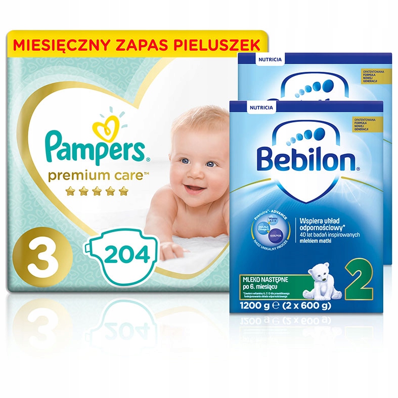 mleko i pieluszki pampers