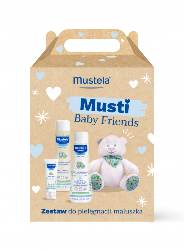 mustela bebe 2w1 żel do mycia plus szampon