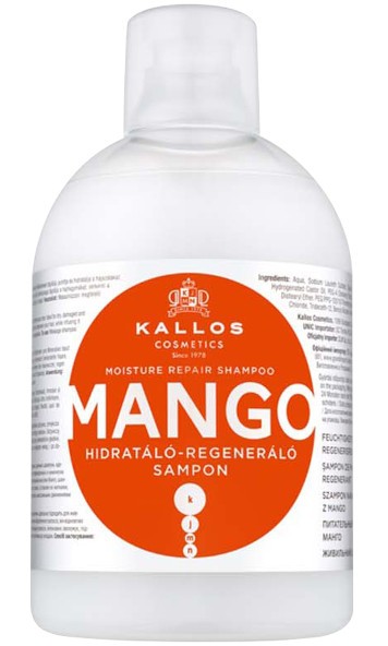 kallos mango regenerujący szampon do włosów