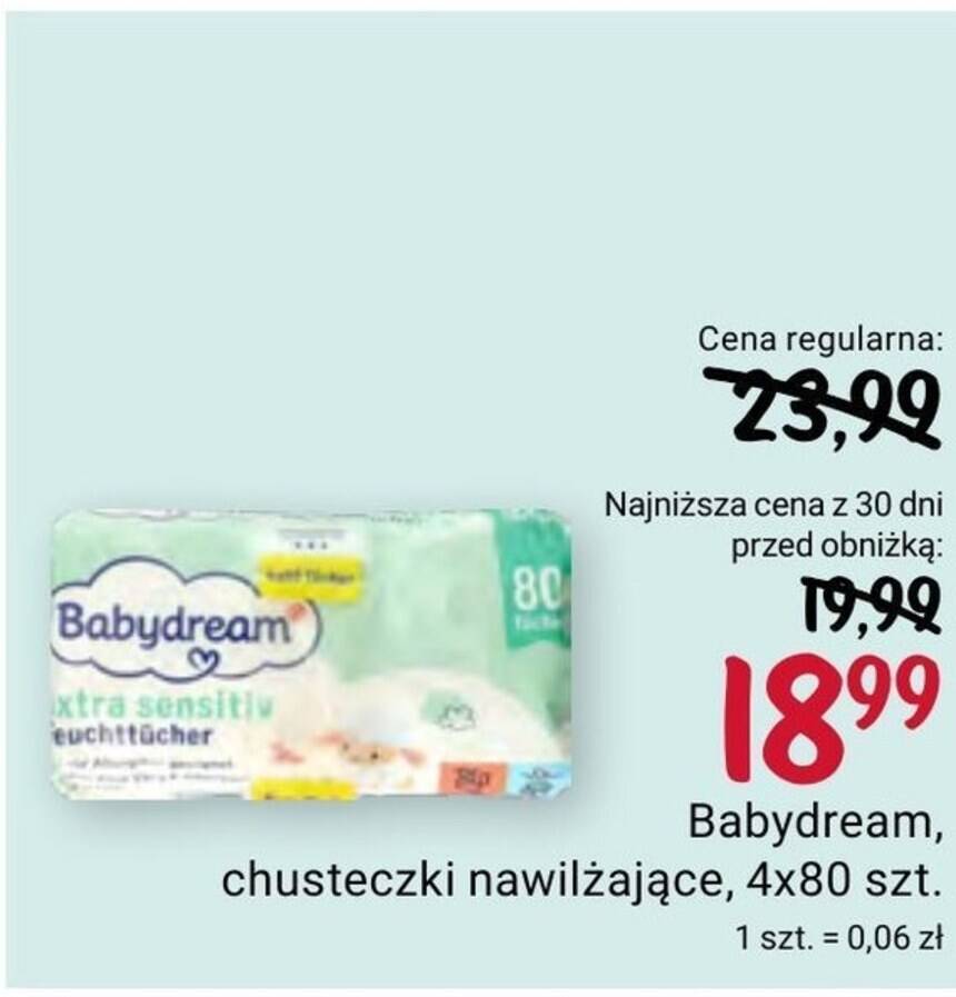 chusteczki nawilżane 99 wodą rossmann