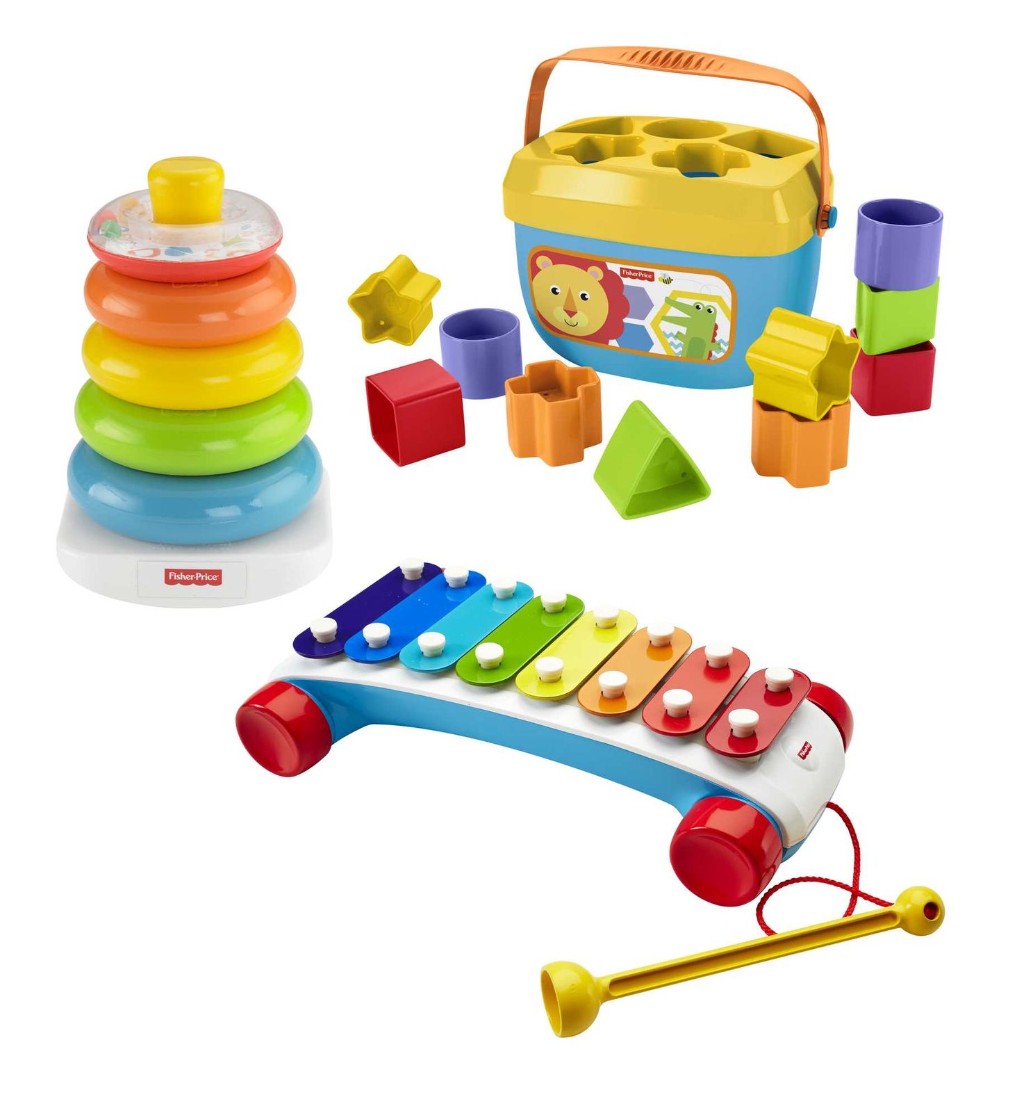 Pierwsze klocki Fisher Price FFC84 dla dziecka