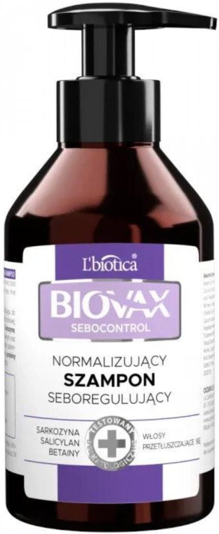 wizaz biovax szampon do włosów przetłuszczających się