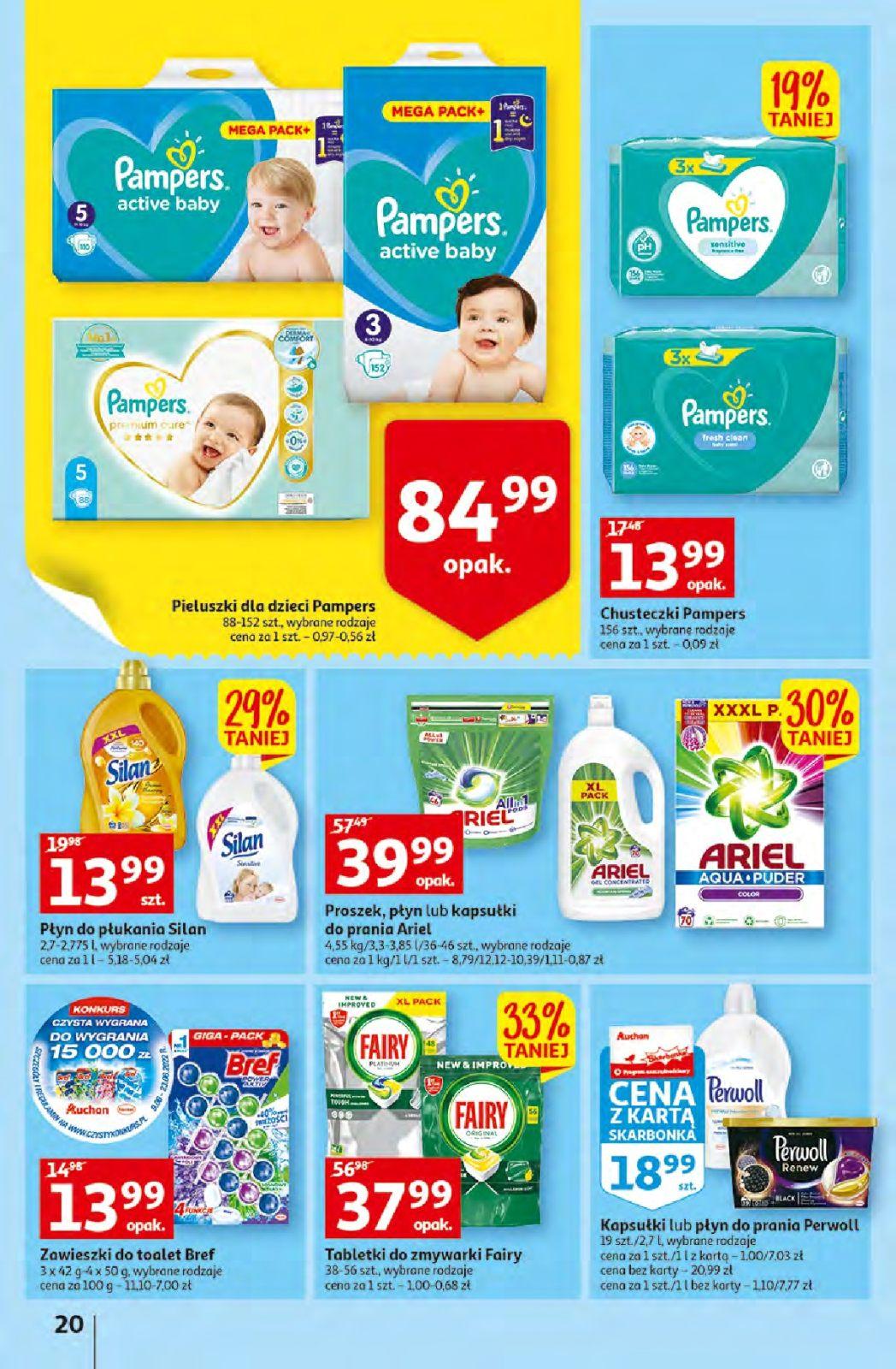 auchan gazetka pampers