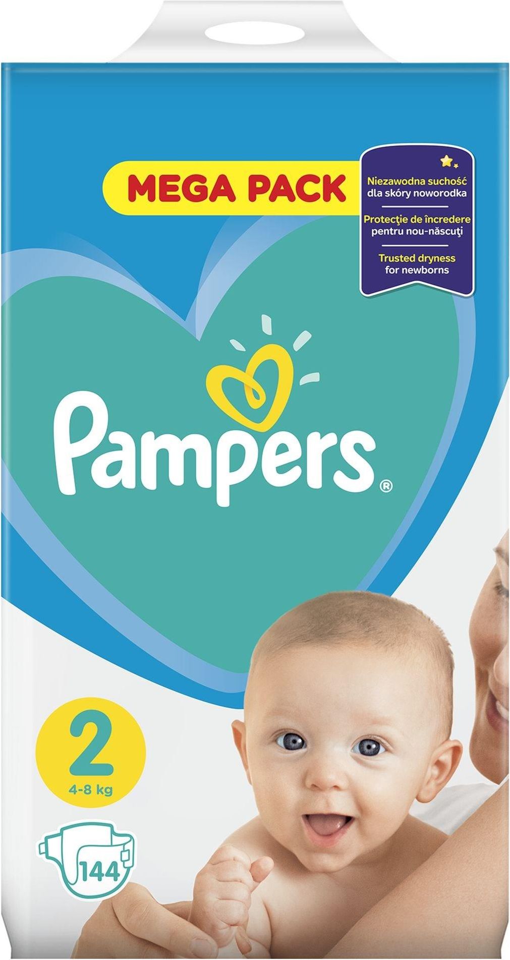 pampers 2 144 sztuk cena