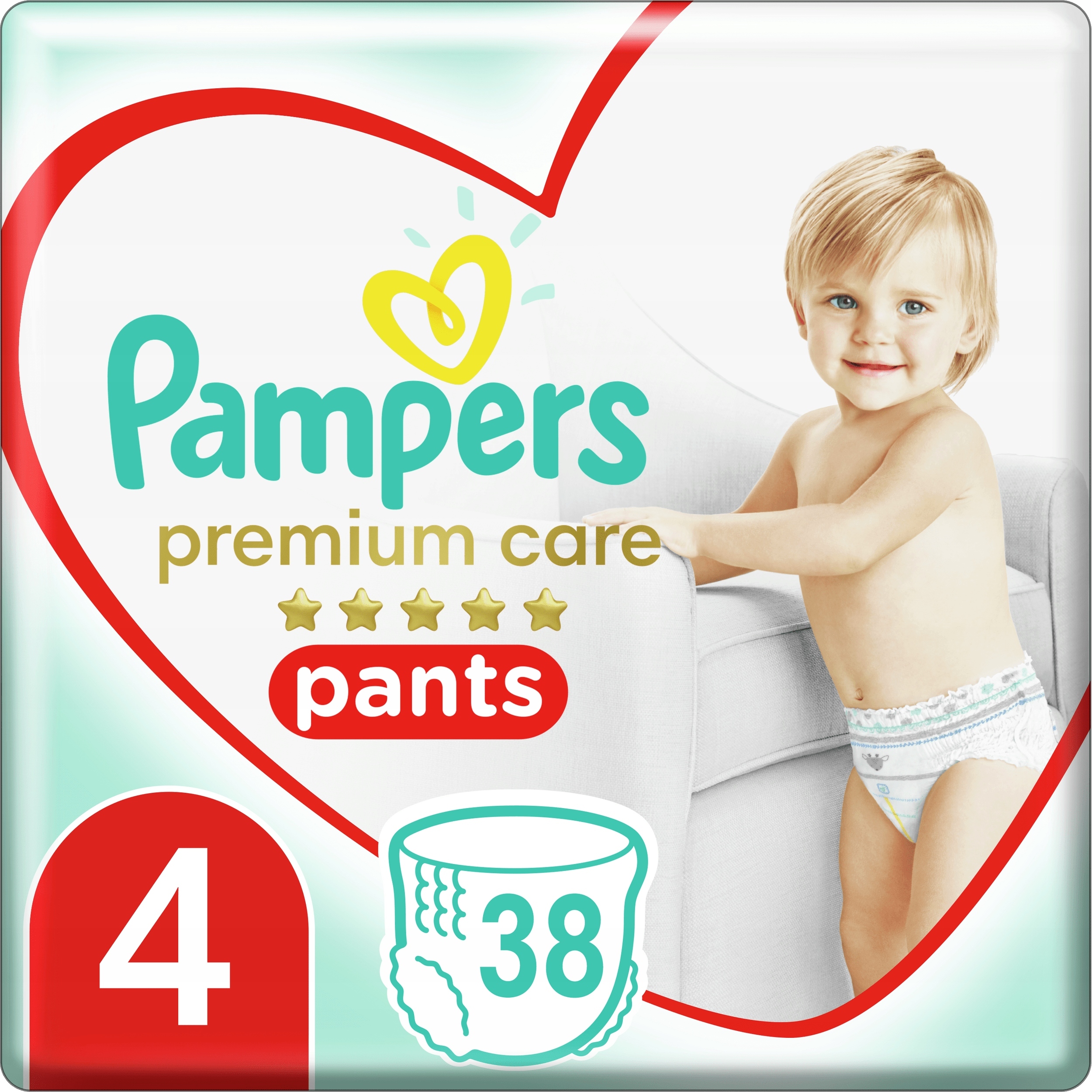 pieluchomajtki pampers care 4