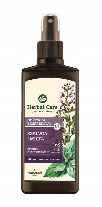 herbal care szałwia i mieta szampon