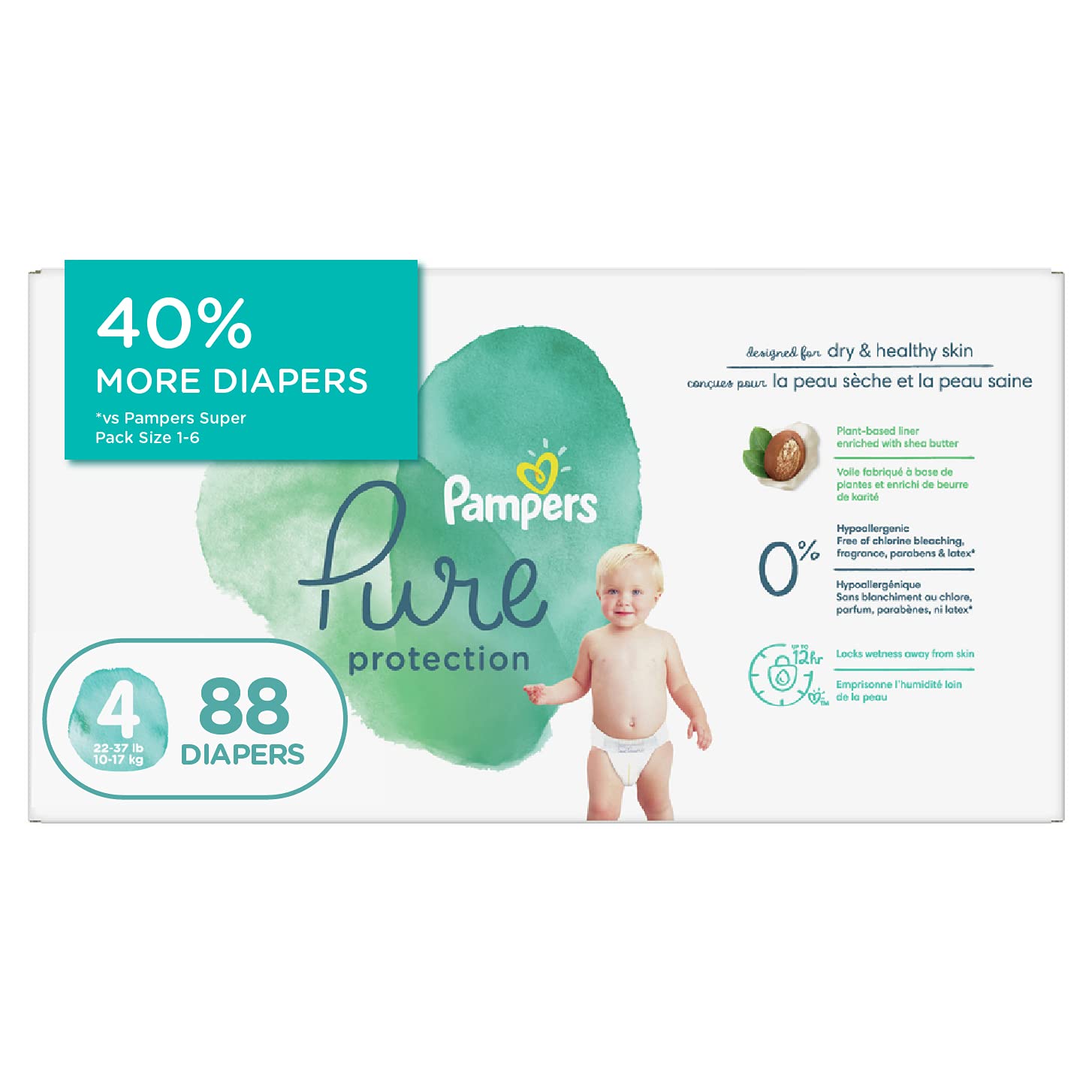 pampers pure size 4