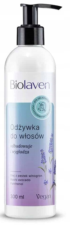 biolaven organic winogron lawenda nawilżająco-wygładzająca odżywka do włosów