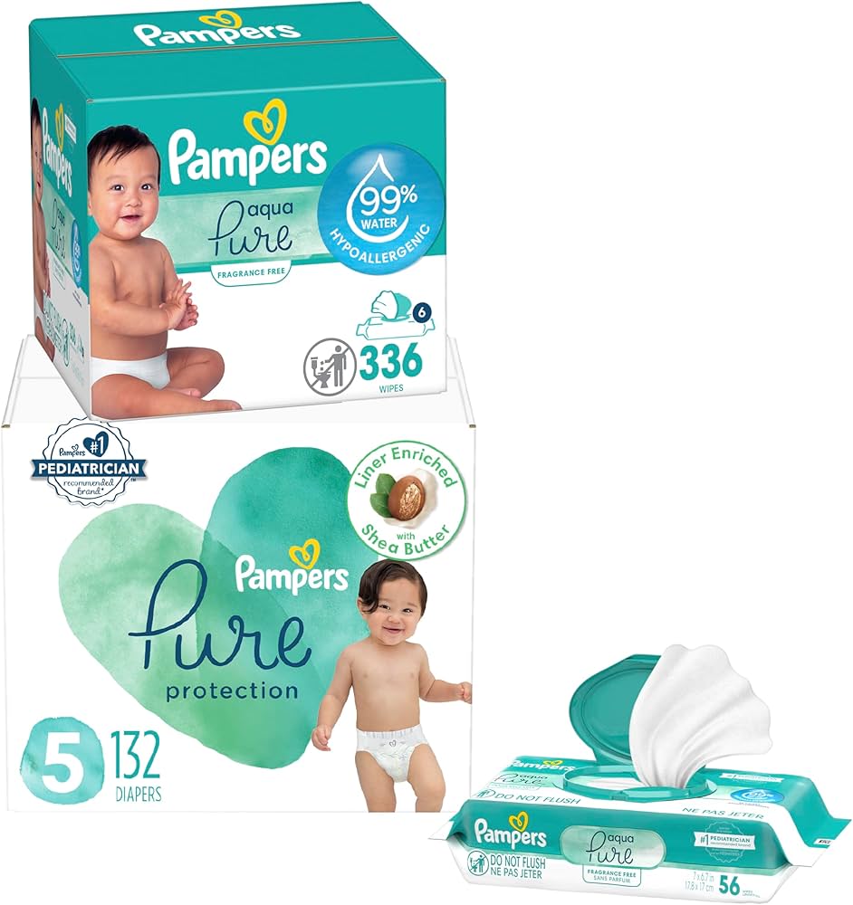 pampers pure protection 132