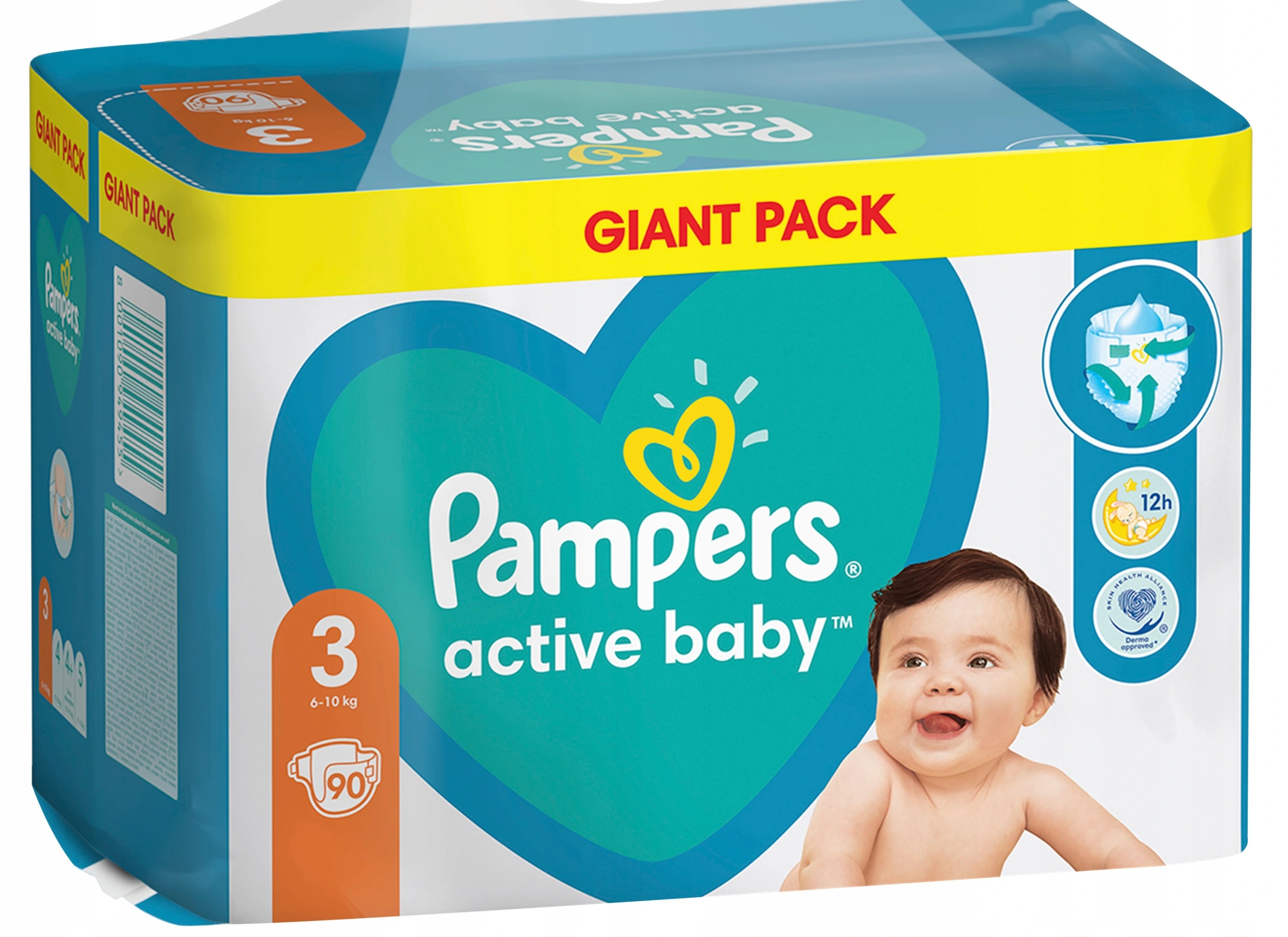 pampers activ bebe 3 90szt