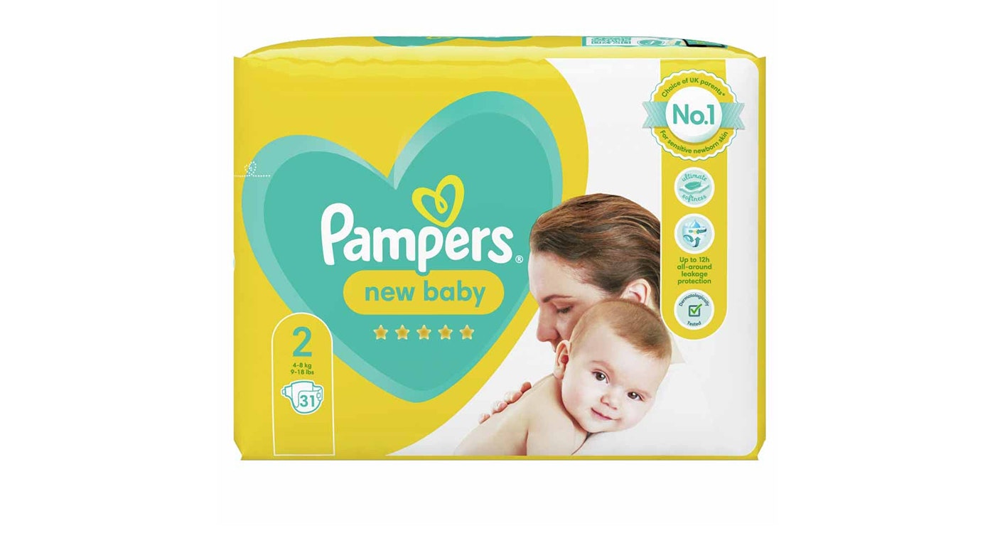 pampers new baby cena