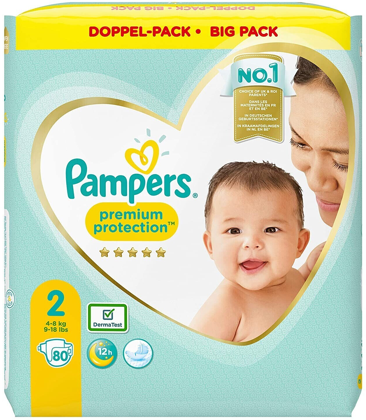 pampers new baby dry 2 80 szt