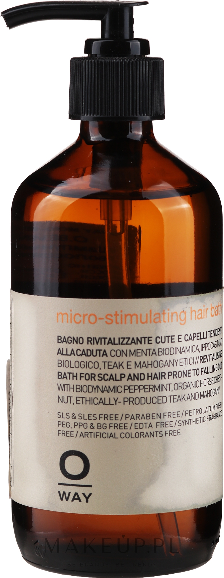 micro-stimulating hair bath szampon przeciw wypadaniu włosów 240ml oway skład