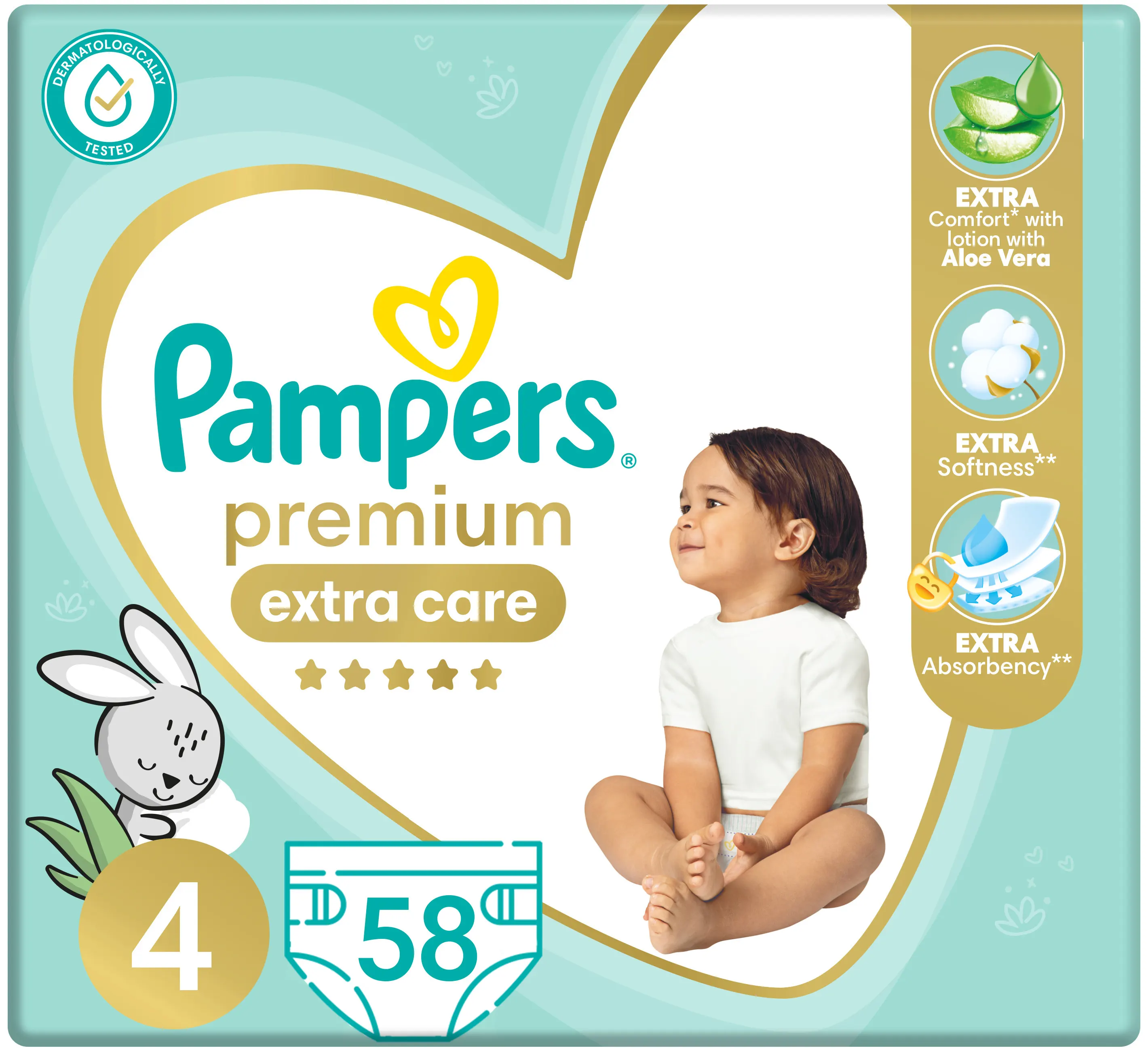 pampers 5-9 kg 58 szt