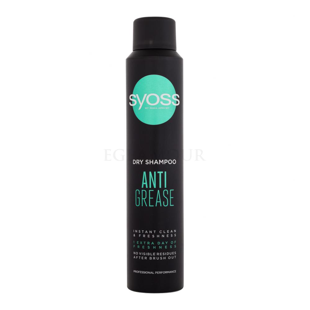 syoss anti-grease suchy szampon do włosów 200 ml