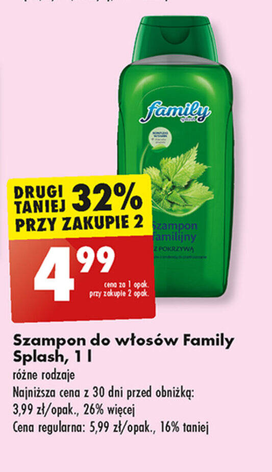 szampon familijny pokrzywowy biedronka cena