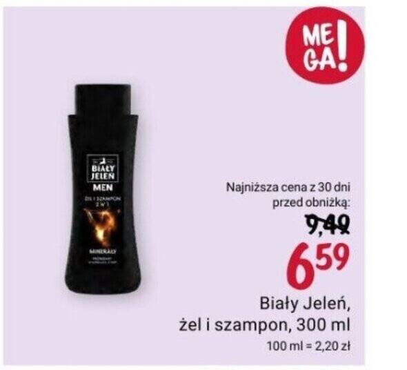 szampon do włosów biały jeleń rossmann