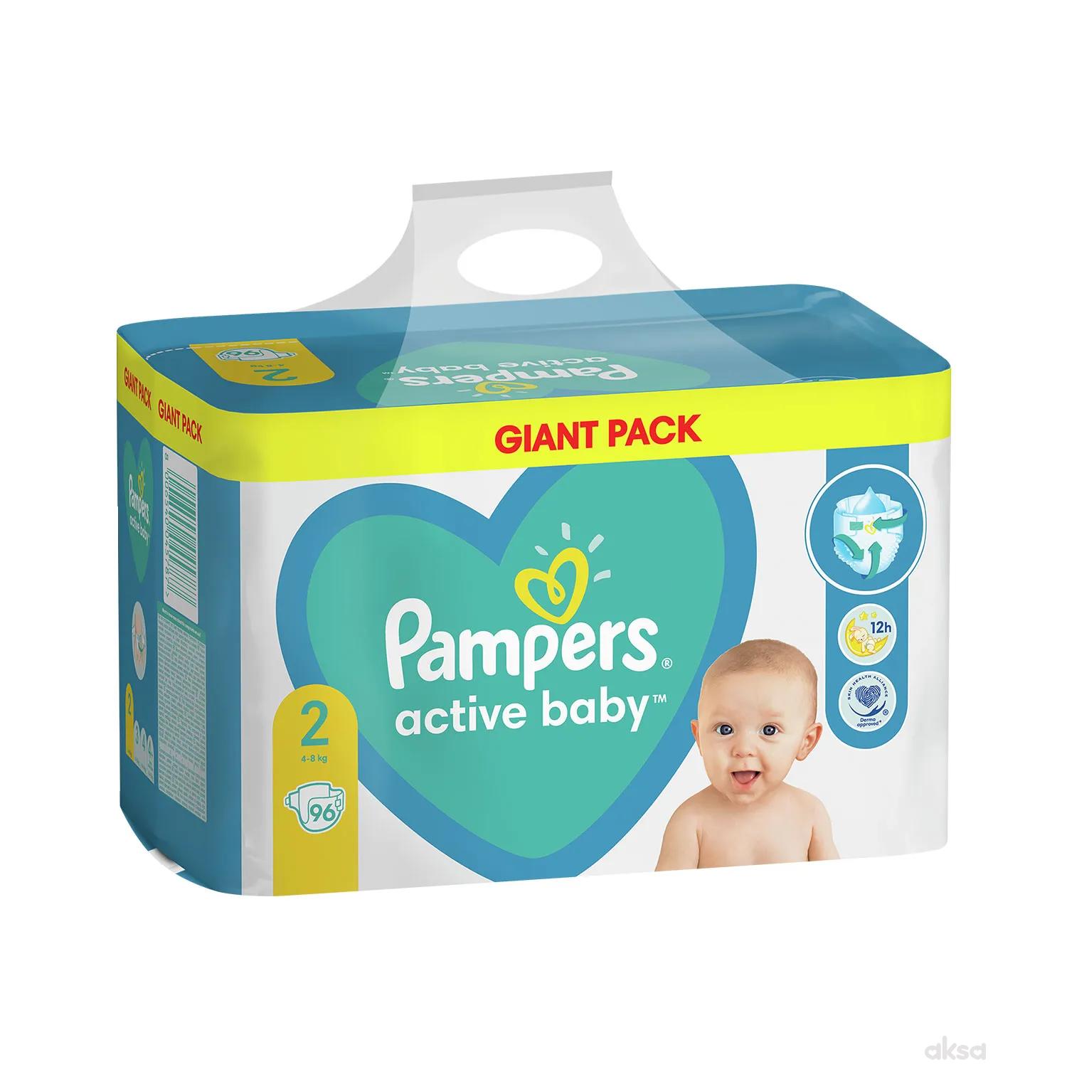 pampers active baby 2 cena