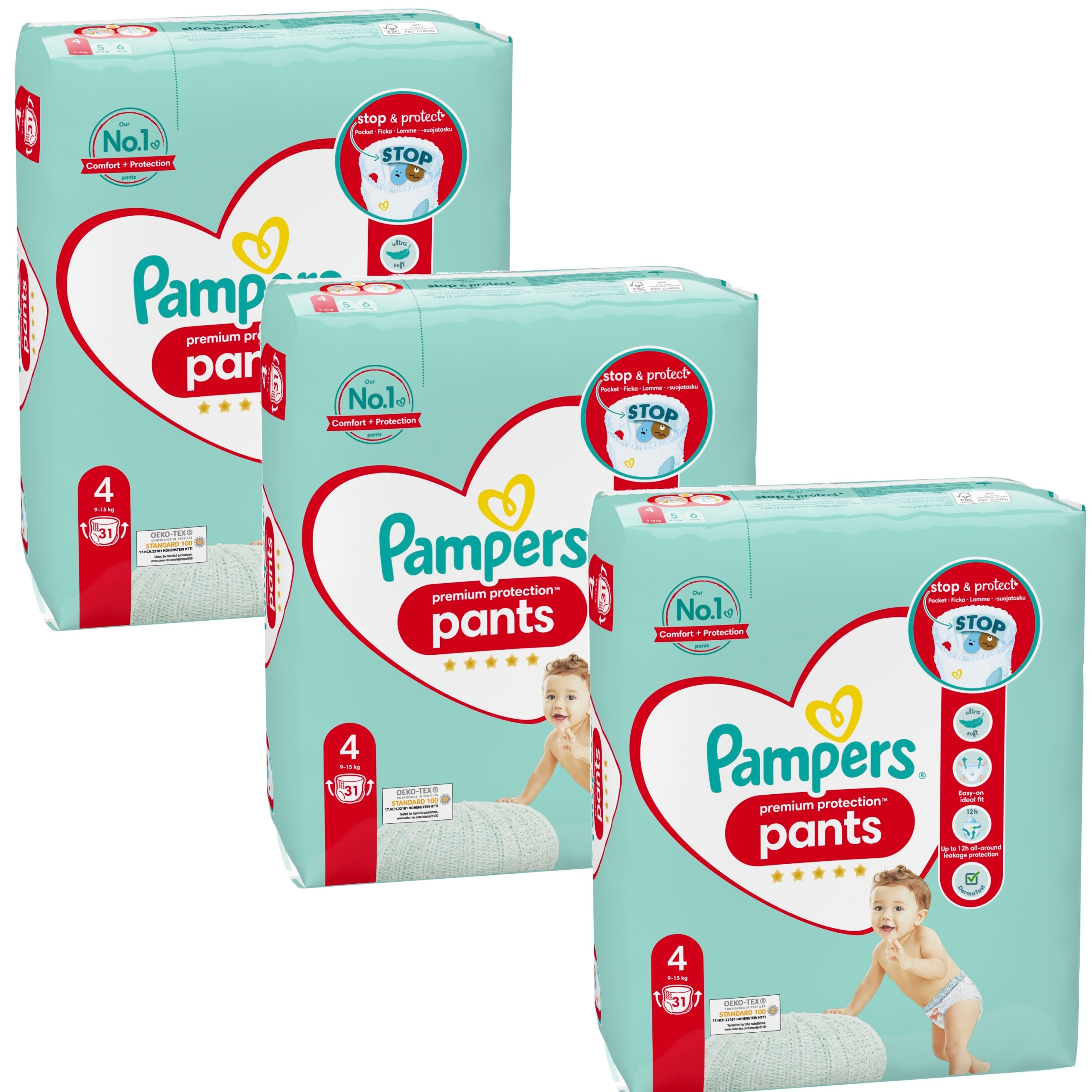 zestaw pampers