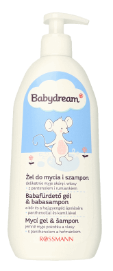 babydream żel do mycia i szampon z pantenolem i rumiankiem