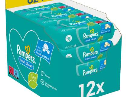 pampers fresh clean 12x