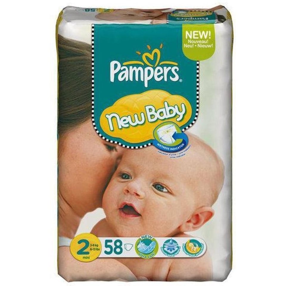 pampers new baby dry max 2 mini