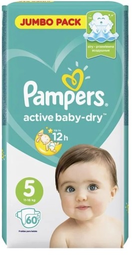 pieluchy pampers active baby dry 2x