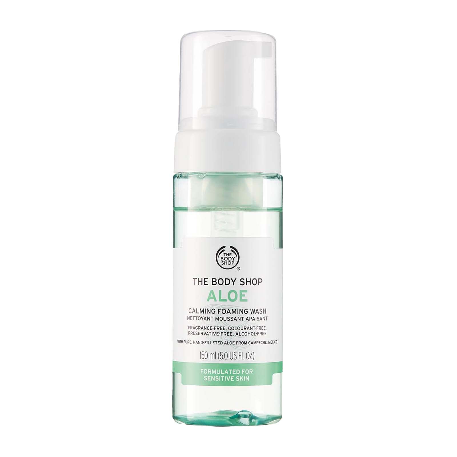 the body shop pianka do mycia twarzy aloes