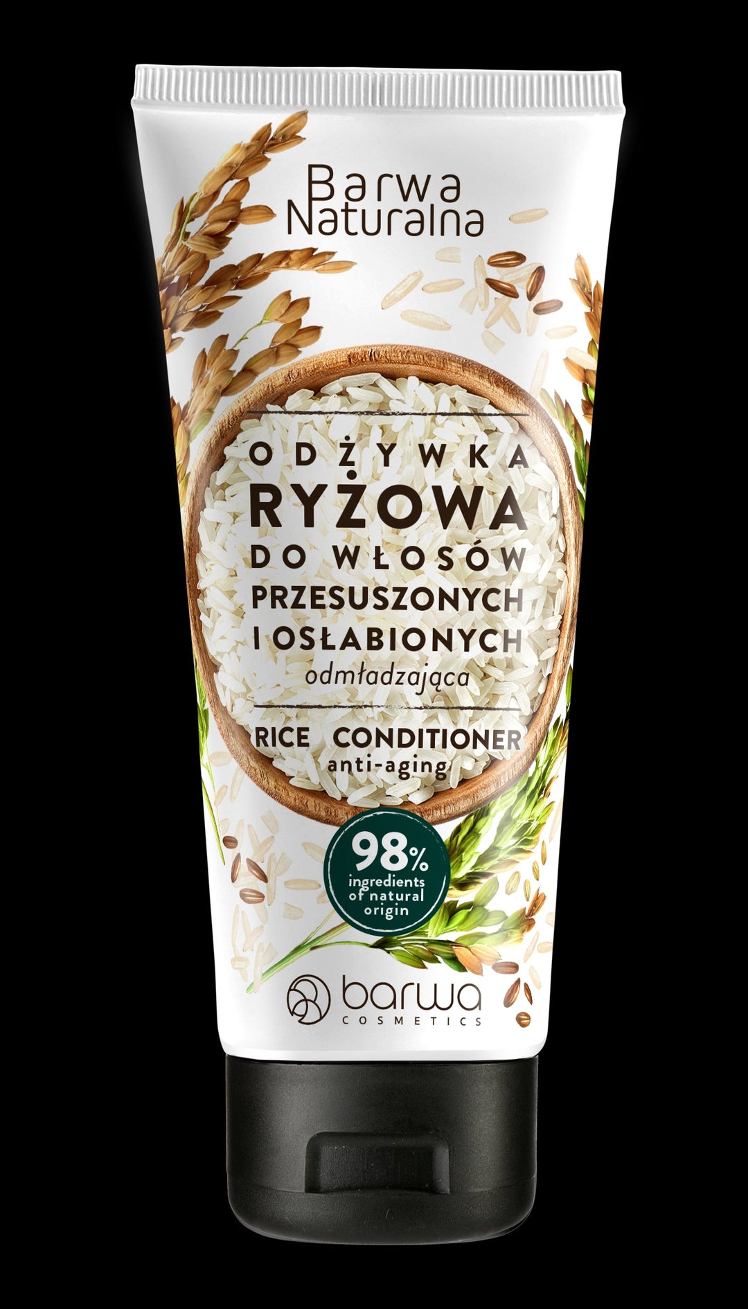 barwa naturalna odżywka do włosów ryżowa