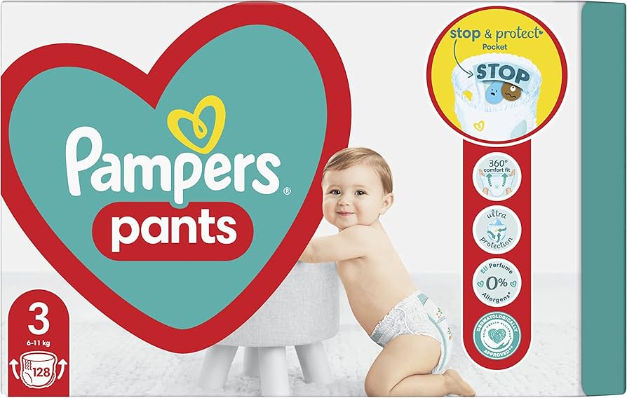 pampers 3 128nsztuk