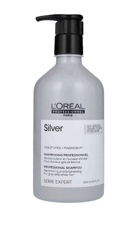 loreal professionnel silver szampon do włosów rozjaśnianych siwych klik