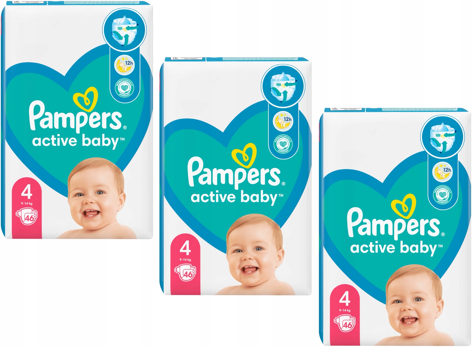 pampers 4 132 szt