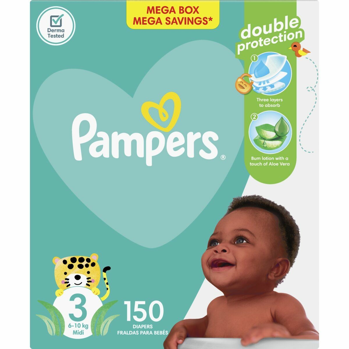 pampers active baby midi mega pack