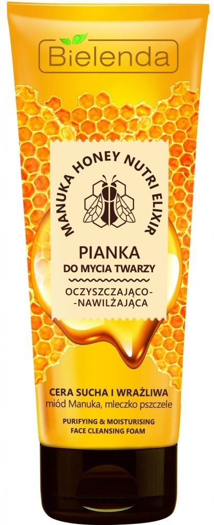 bielenda manuka pianka do mycia twarzy oczyszczająco-nawilżająca