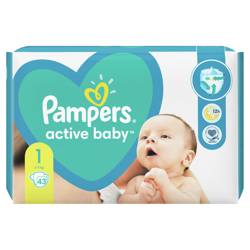 pampers active baby czy new baby