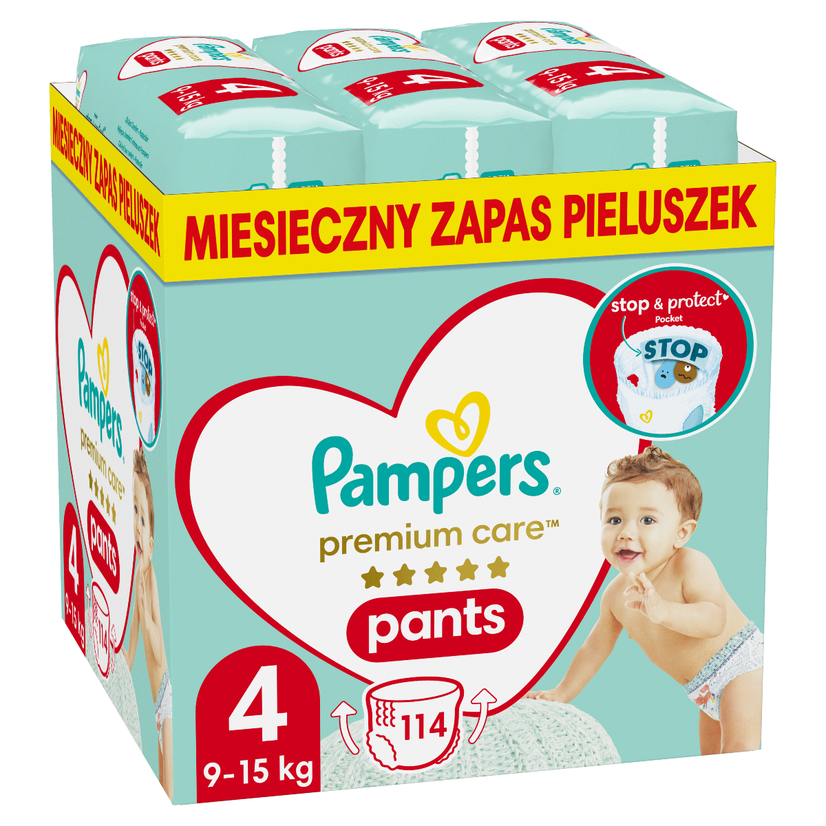 pampers pieluszki zapas 4