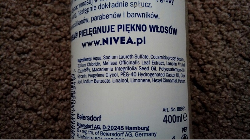 szampon micelarny nivea skład