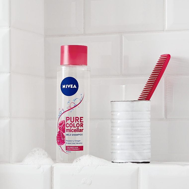 wizaż nivea szampon micelarny pure color