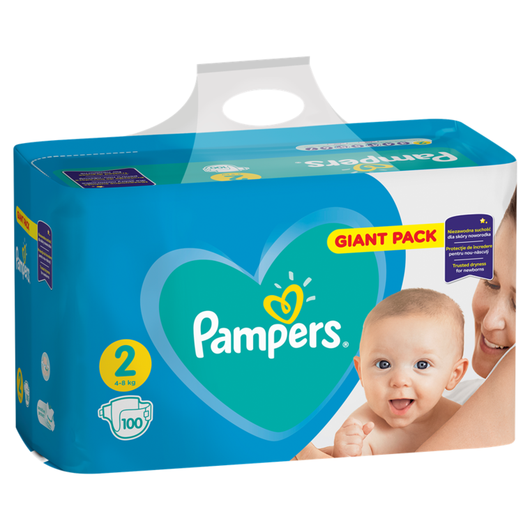 pampers 2 100szt cena