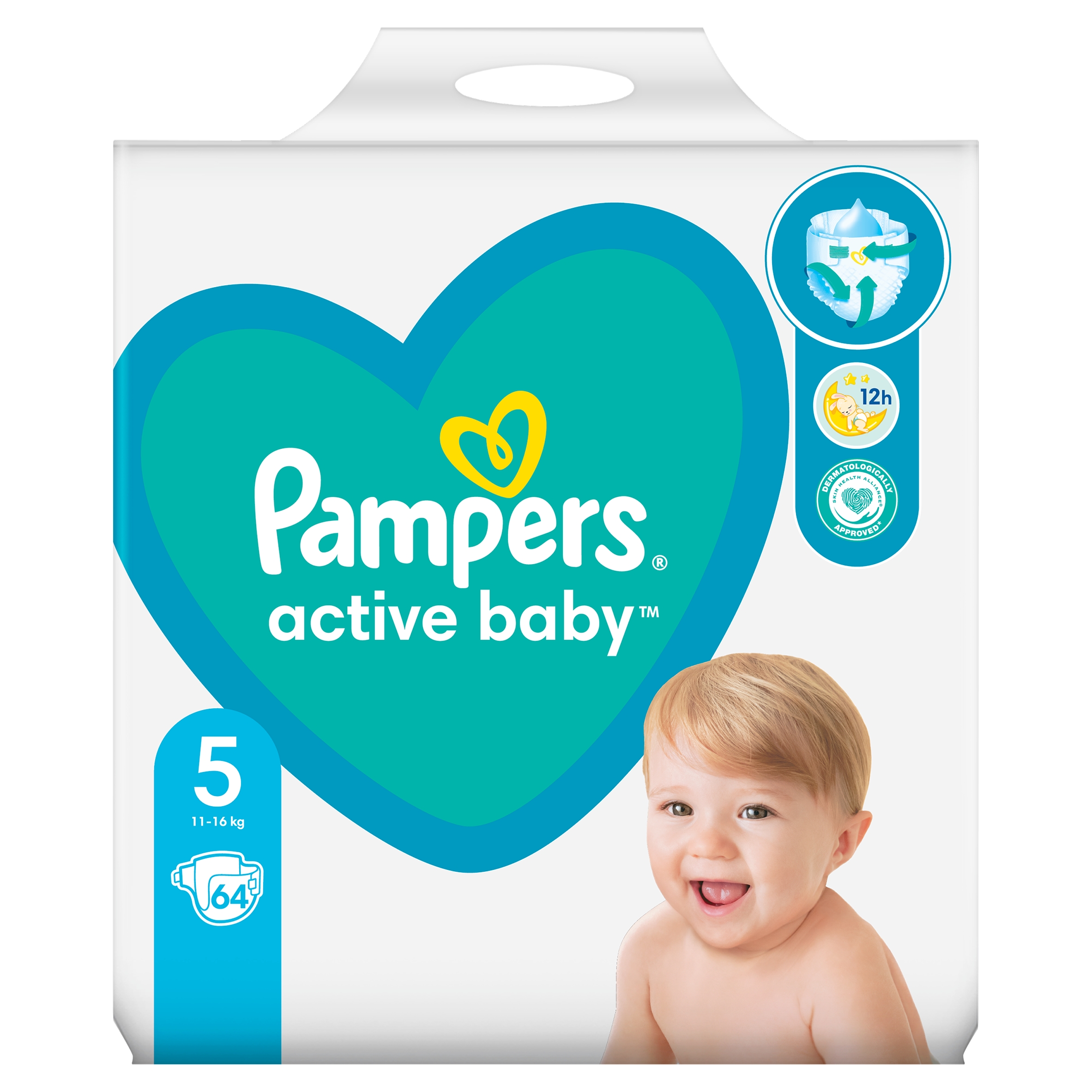 pampers active baby 5 64 szt