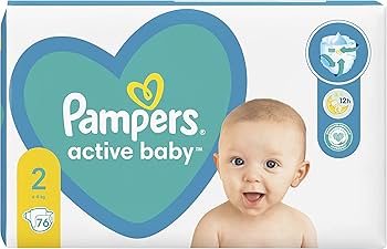 pampers active baby 2 76 szt