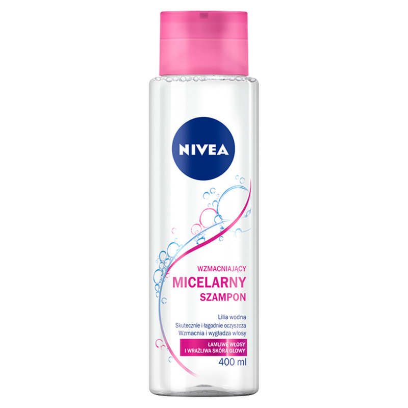 nivea micelarny szampon nawilżający do włosów 400ml