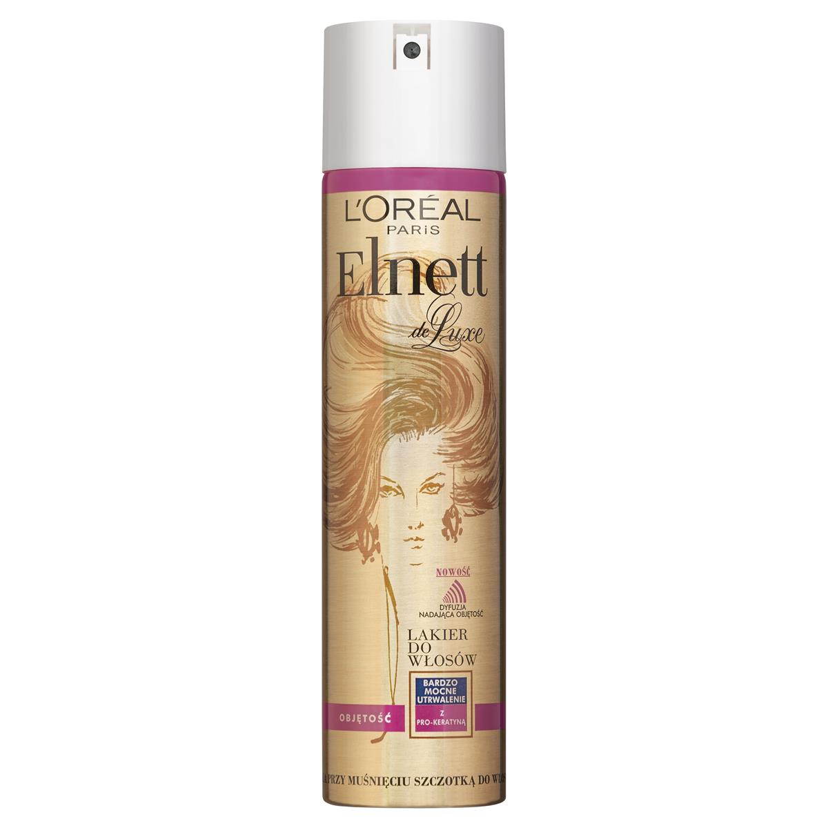 loréal pariselnett de luxe lakier do włosów