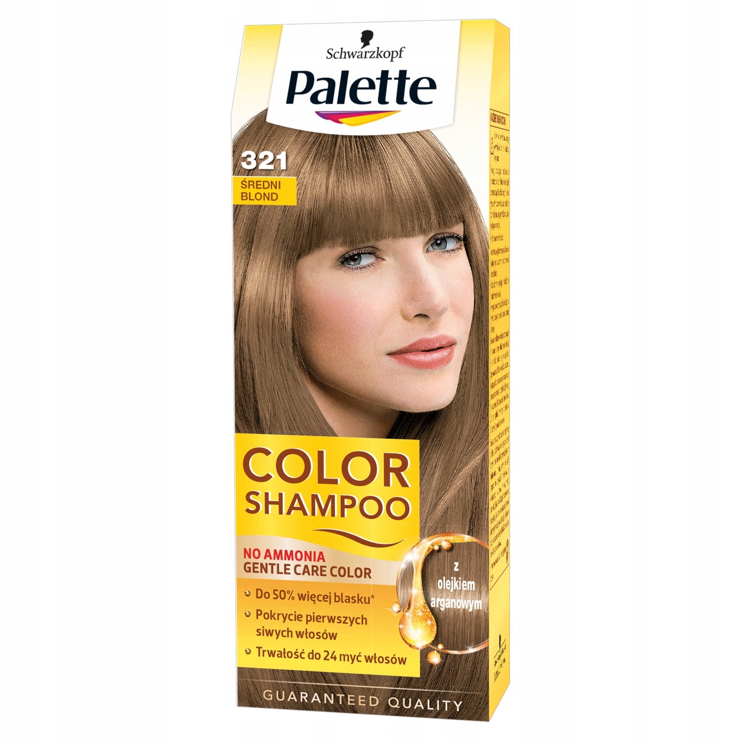 szampon do włosów palette średni blond