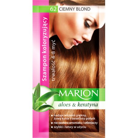 szampon koloryzujący marion 61 blond na włosy ciemny blond