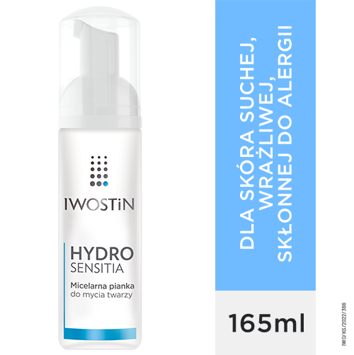 iwostin hydro sensitia micelarna pianka do mycia twarzy 165 ml