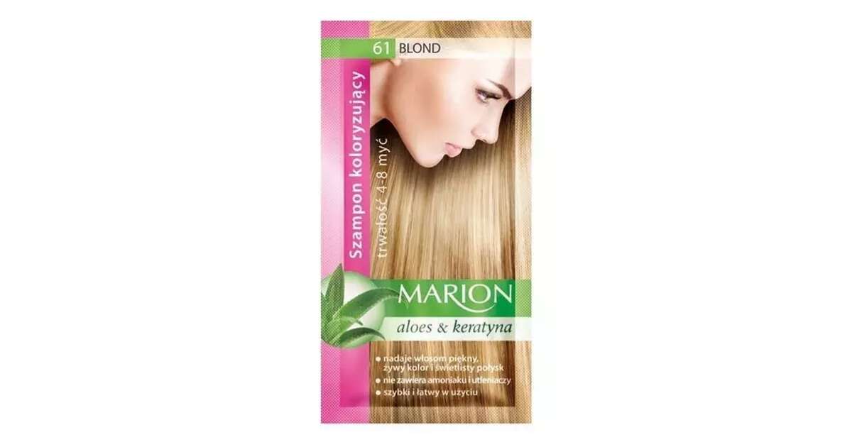 szampon koloryzujący marion 61 blond opinie